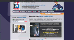 Desktop Screenshot of masterpro-expertepi.fr