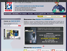 Tablet Screenshot of masterpro-expertepi.fr